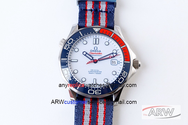 OM Factory Omega Seamaster Commander 007 Nato Watch Super Clone